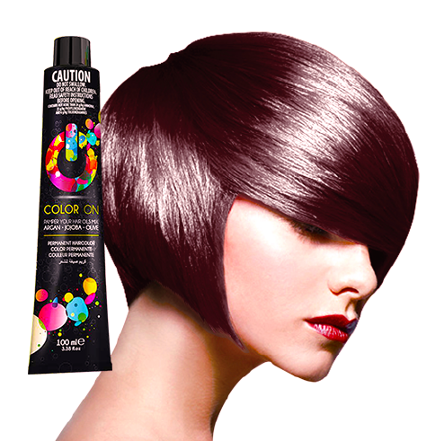 Color On - Permanent Hair Colour 4.2 Violet Brown 100ml – product image