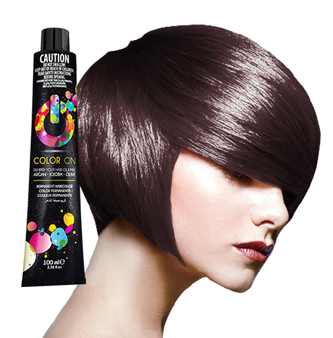 Color On - Permanent Hair Colour 4.5 Mahogany Brown 100ml – product image