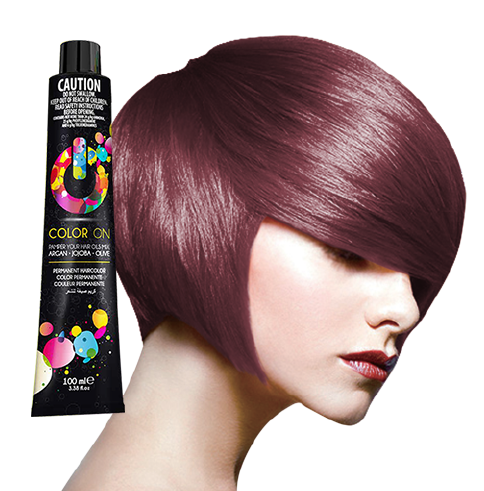 Color On - Permanent Hair Colour 5.55 Intensive Mahogany Brown 100ml – product image