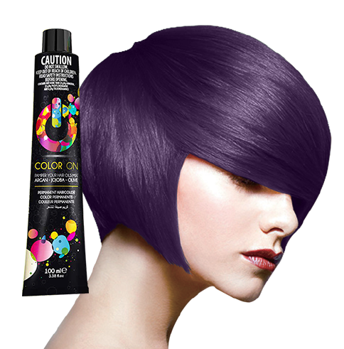 Color On - Permanent Hair Colour 6.222 Extra Intensive Violet Dark Blonde 100ml – product image