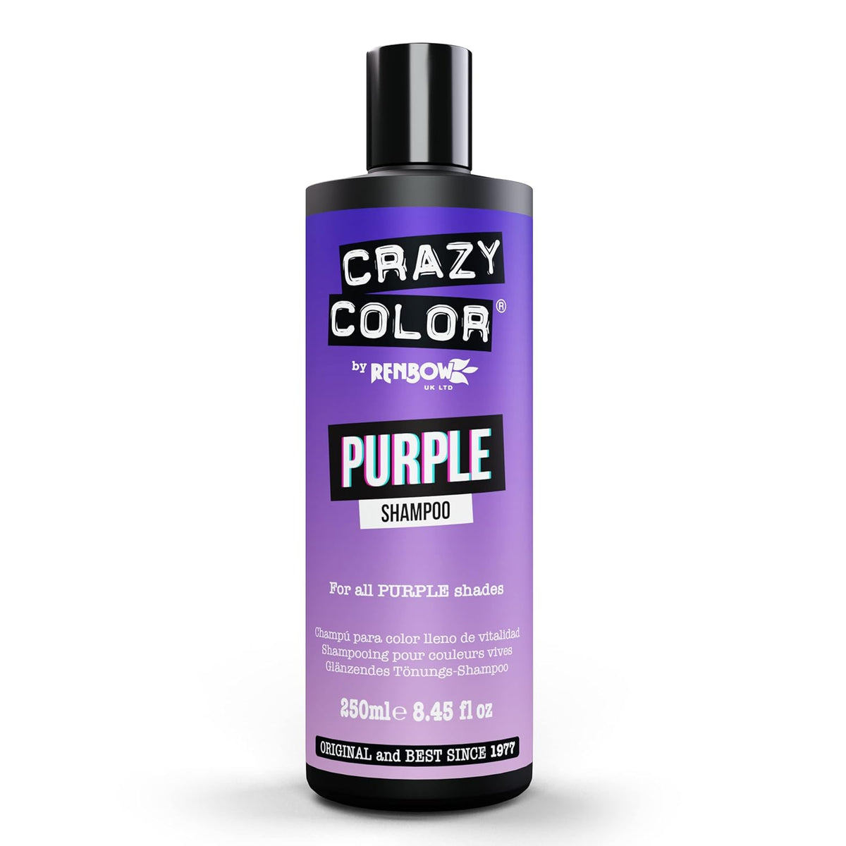 Crazy Color - Vibrant Shampoo Purple 250ml - Zilion