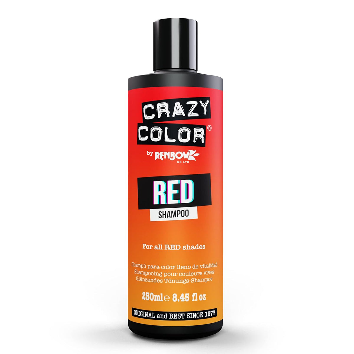 Crazy Color - Vibrant Shampoo Red 250ml - Zilion