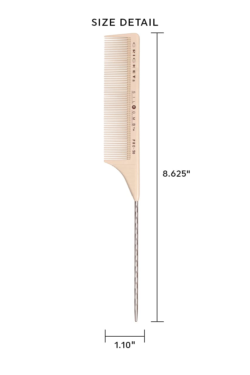 Cricket Silkomb Metal Tail Comb Pro 50 - image 2