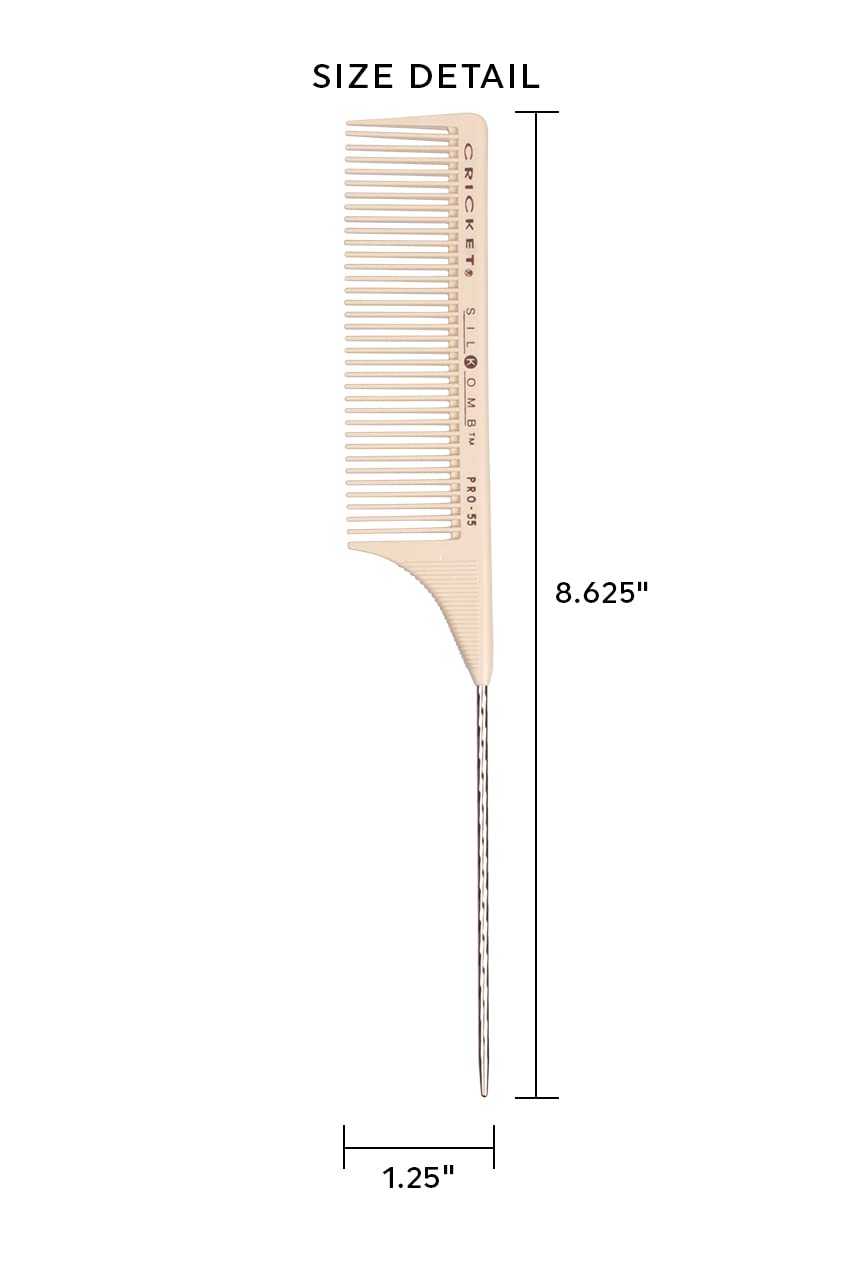 Cricket Silkomb Metal Tail Comb Pro 55 - image 2