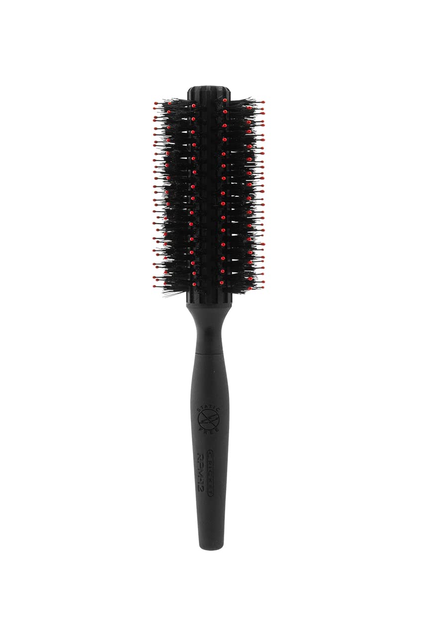 Cricket Static Free RPM-12 Row Deluxe Boar Brush 57mm