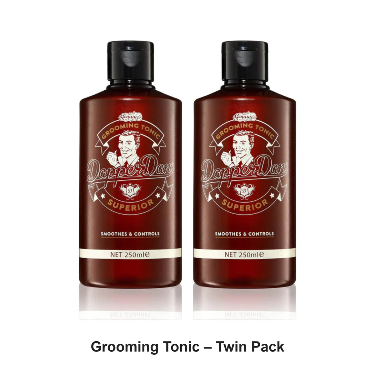 Dapper Dan - Grooming Tonic – Twin Pack (2 x 250ml) – bundle contents: 2 x Dapper Dan - Grooming Tonic 250ml