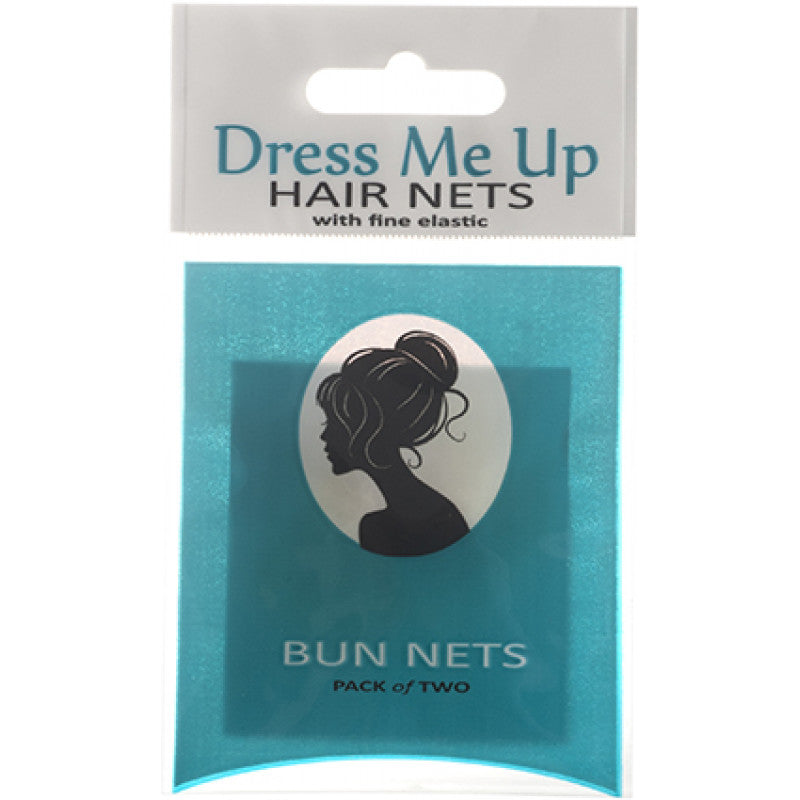Dress Me Up - Bun Hair Net Blonde 2pk – front of pack/product