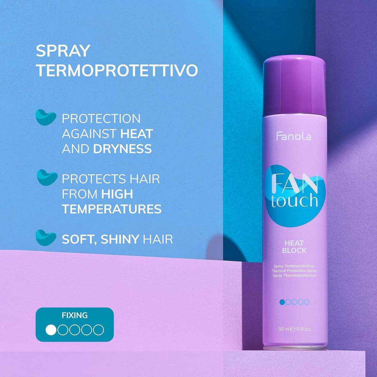 Fanola Fantouch Heat Block Thermal Protective Spray 300ml - image 2