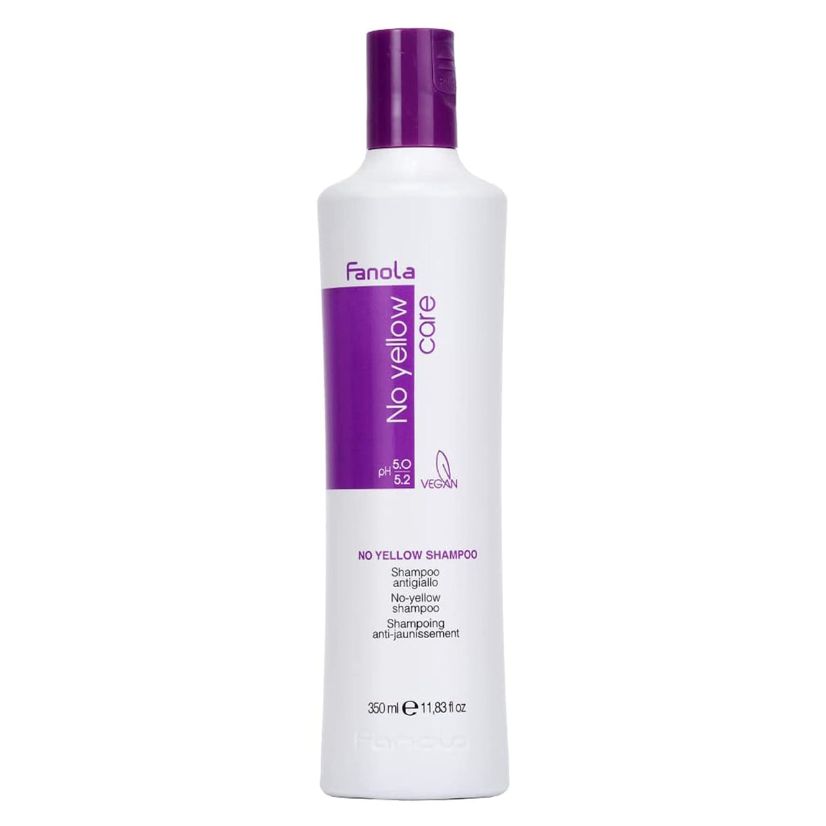 Fanola - No Yellow Shampoo, Mask & Bi-Phase Leave-In Trio Bundle – Fanola No Yellow Shampoo 350ml