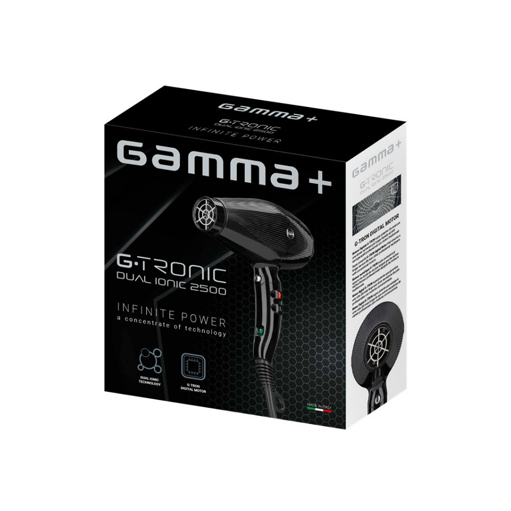 Gamma+ - G-Tronic Dual Ionic 2500 Hair Dryer Black – product image 2