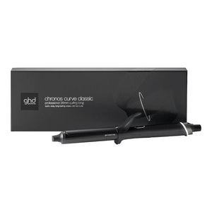 ghd - Chronos Curve Classic Curl Tong & Curly Ever After Hold Spray Duo Bundle – ghd Chronos Curve Classic 26mm Curl Tong