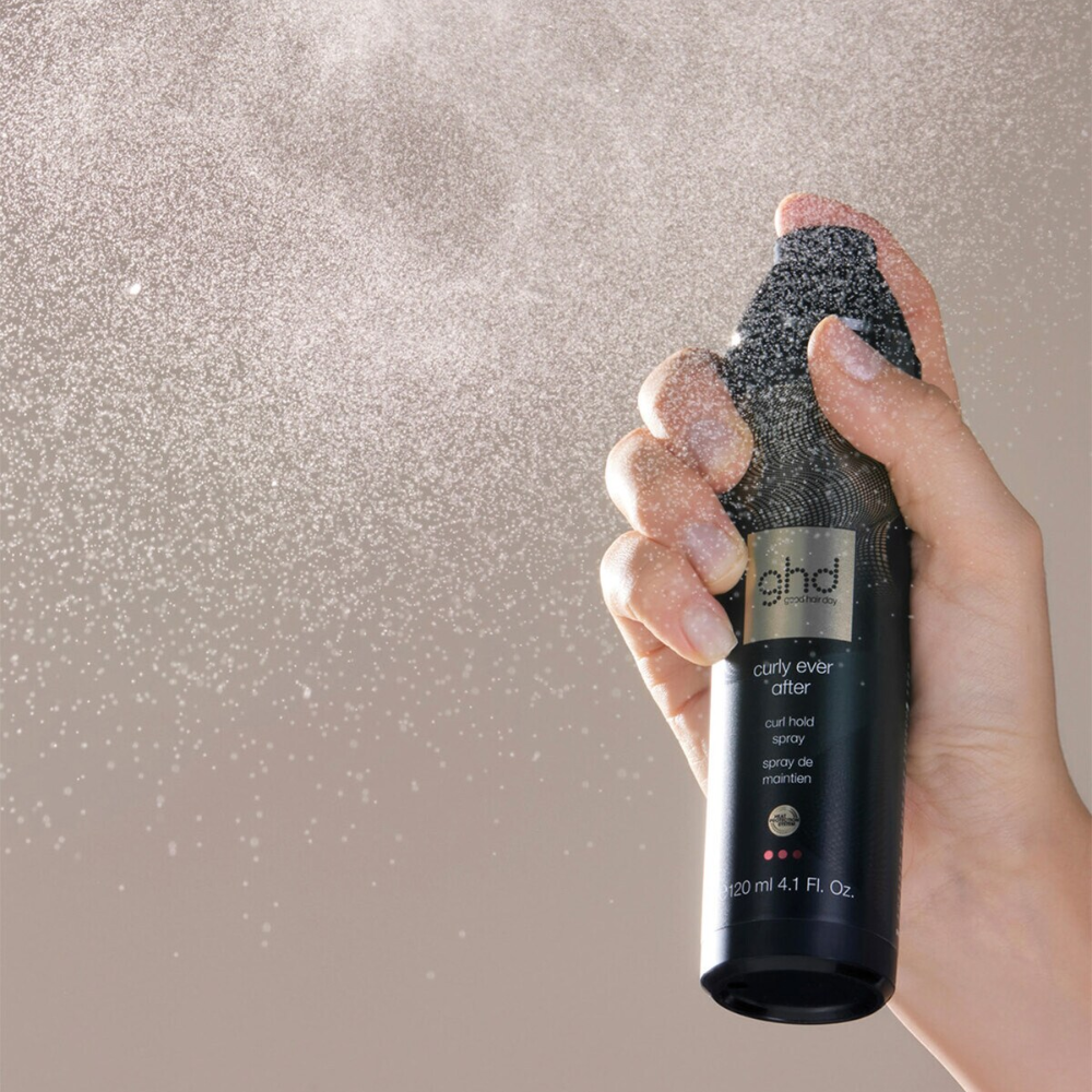 ghd - Chronos Curve Classic Curl Tong & Curly Ever After Hold Spray Duo Bundle – ghd Curly Ever After Curl Hold Spray 120ml (detail)