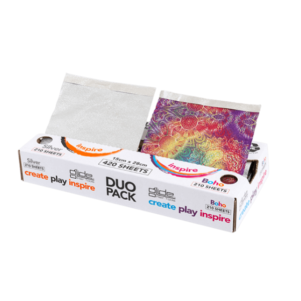 Glide - Boho Wide Pop-up Foil Duo Pack 420 Sheets – product image