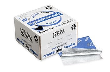 Glide - CPI Blue Pop-up Foil 12.5cm 666 Sheets – product image