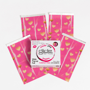 Glide - Pop-up Foil Perfect Pink 12.5 x 28cm 210 Sheets – product image