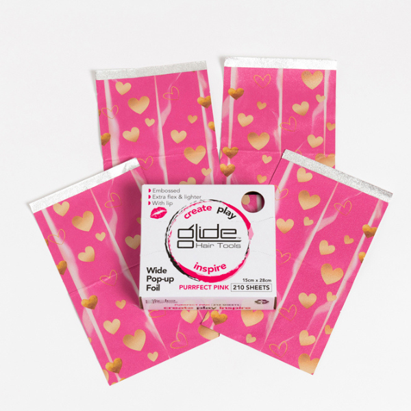 Glide - Pop-up Foil Perfect Pink 12.5 x 28cm 210 Sheets – product image