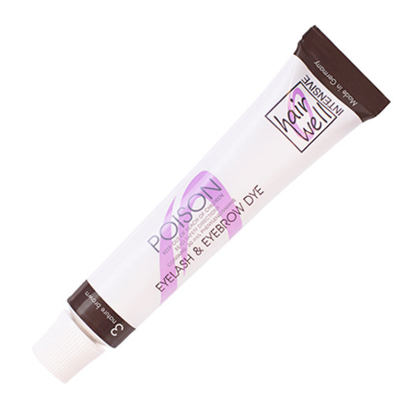 Hairwell - Eyelash & Eyebrow Tint Brown & Developer Duo Bundle – Hairwell Eyelash & Eyebrow Tint Brown 20ml