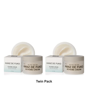Hanz De Fuko - Scheme Cream Medium Hold Medium Shine – Twin Pack – bundle contents: 2 x Hanz De Fuko - Scheme Cream Medium Hold Medium Shine
