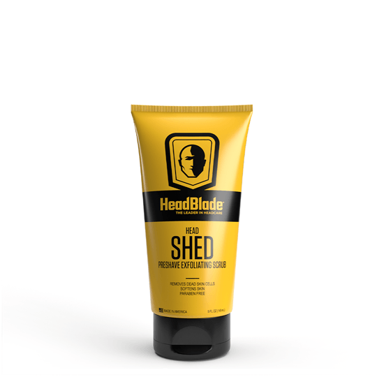 HeadBlade - Head Shave Routine Trio Bundle (HeadShed Scrub, HeadSlick & HeadLube Matte) – HeadBlade HeadShed Scalp Scrub 148ml