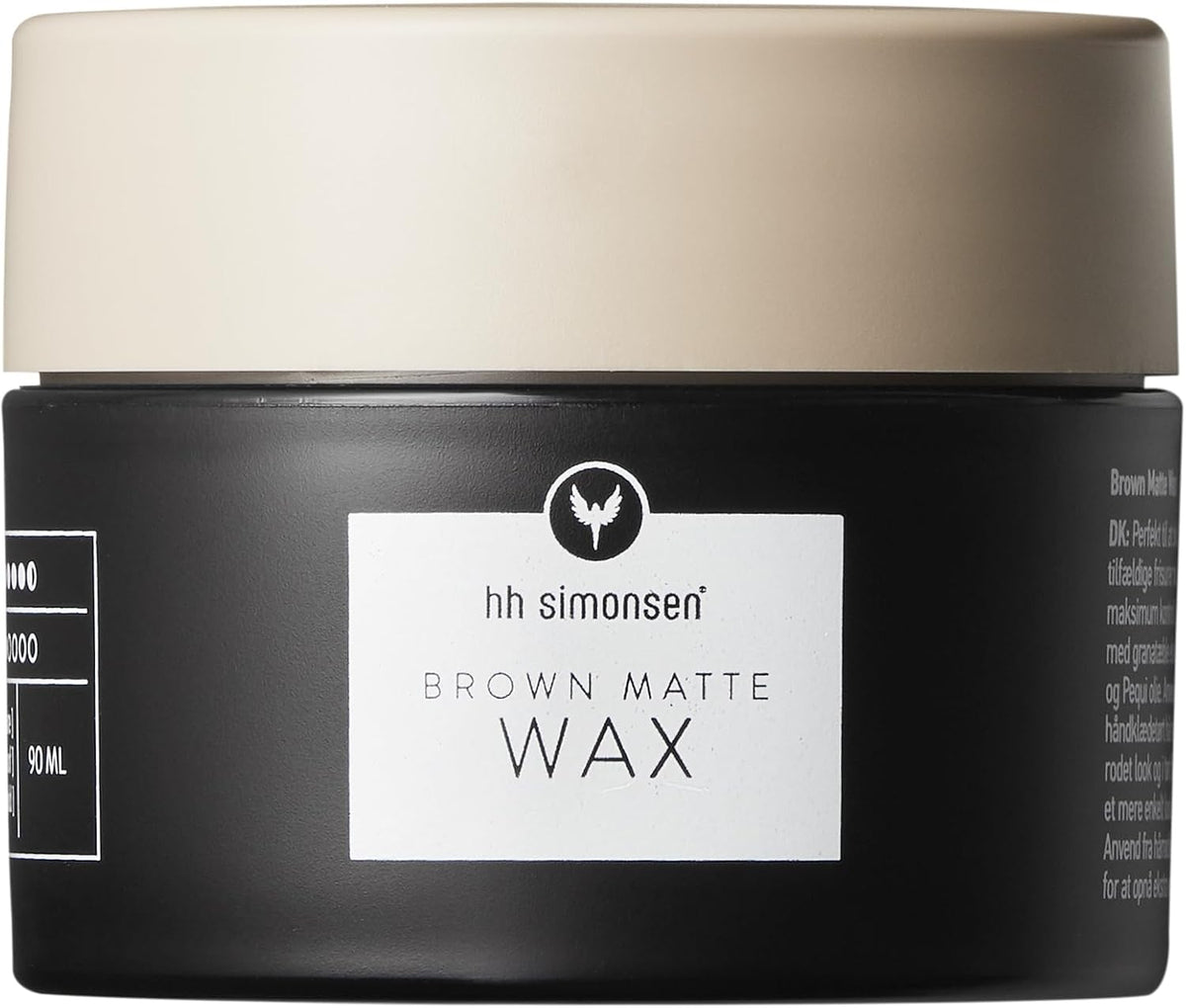HH Simonsen Brown Matte Clay Wax 90ml hair wax