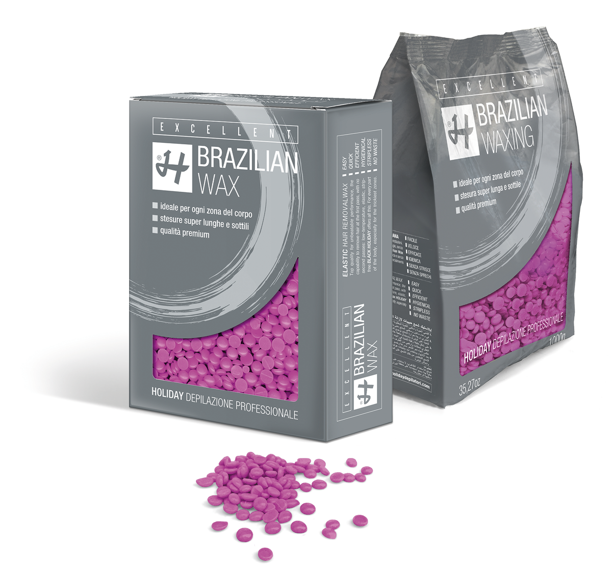 Holiday - Divine Dust Fuchsia Brazilian Hard Wax Beads 1kg – product image