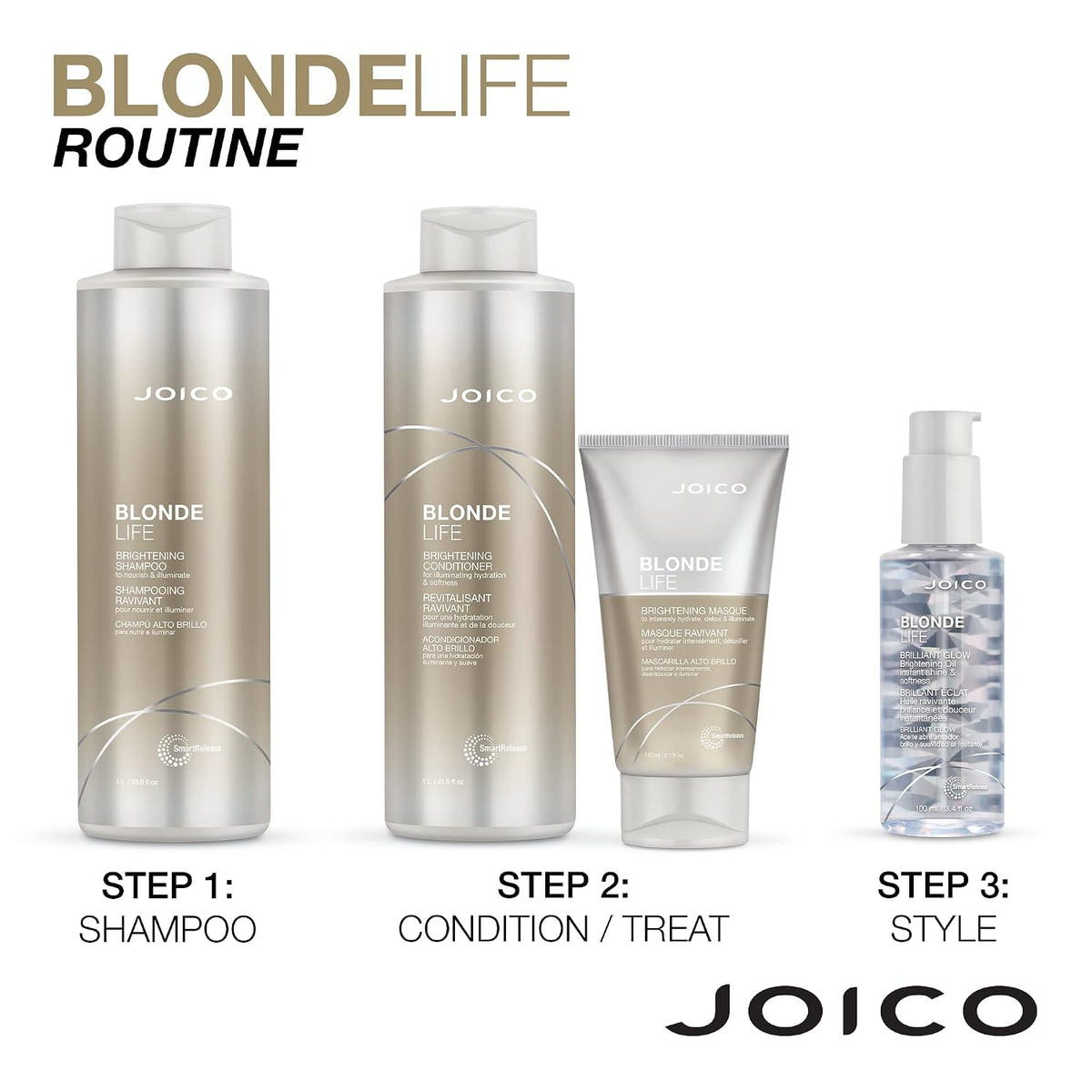 Joico Blonde Life Brightening Shampoo 1000ml - image 5