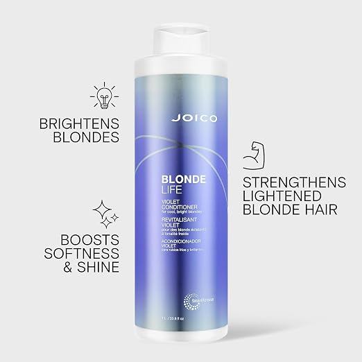 Joico - Blonde Life Violet Shampoo & Conditioner Duo 1000ml Bundle – Joico Blonde Life Violet Conditioner 1000ml (detail)