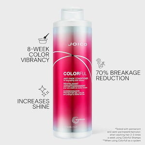 Joico - Colorful Anti-Fade Shampoo & Conditioner Duo 1000ml Bundle – Joico Colorful Anti-Fade Conditioner 1000ml (detail)