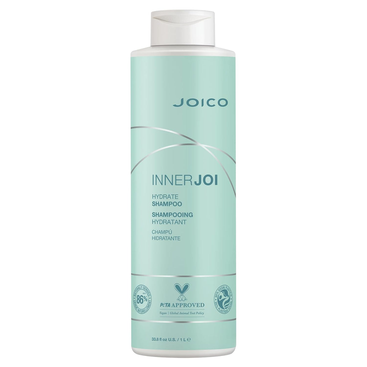 Joico - InnerJoi Hydrate Shampoo & Conditioner Duo 1000ml Bundle – Joico InnerJoi Hydrate Shampoo 1000ml