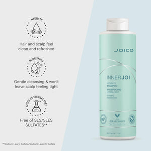Joico - InnerJoi Hydrate Shampoo & Conditioner Duo 1000ml Bundle – Joico InnerJoi Hydrate Shampoo 1000ml (detail)
