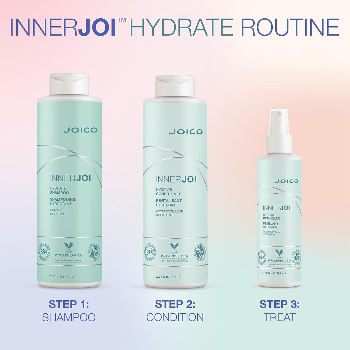 Joico InnerJoi Hydrate Shampoo 1000ml - image 5