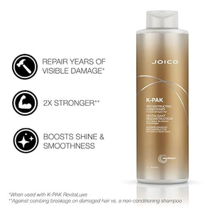 Joico - K-Pak Reconstructing Shampoo & Conditioner Duo 1000ml Bundle – Joico K-Pak Reconstructing Conditioner 1000ml (detail)