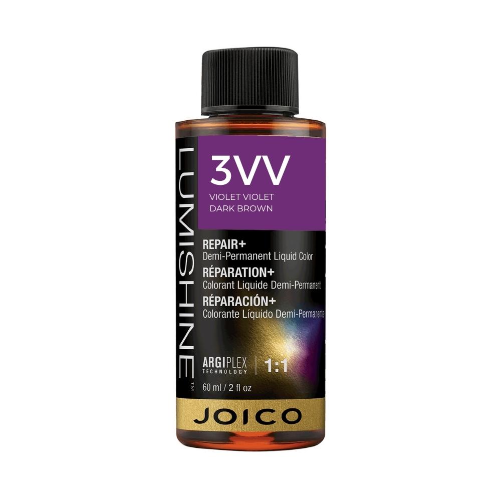 Joico - Lumishine Liquid Demi 3VV Violet Violet Dark Brown 60ml – product image