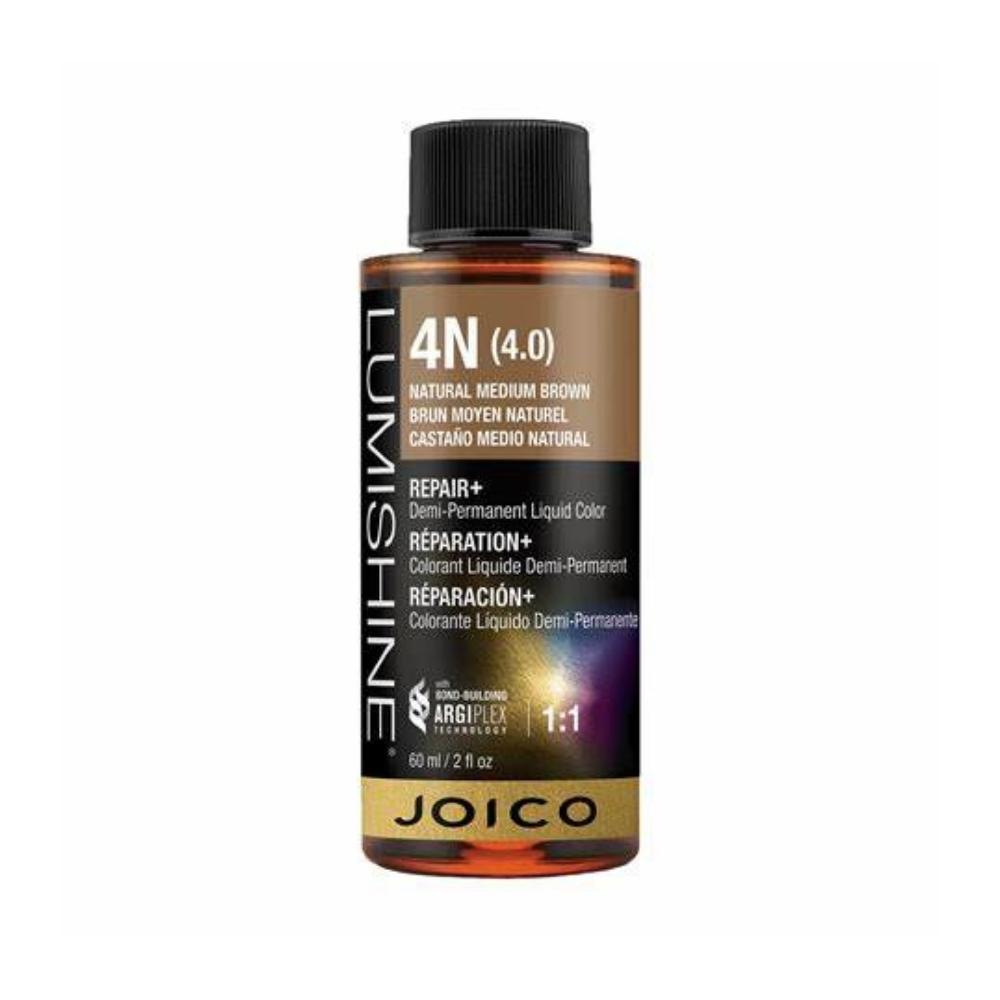 Joico - Lumishine Liquid Demi 4N Natural Medium Brown 60ml – product image