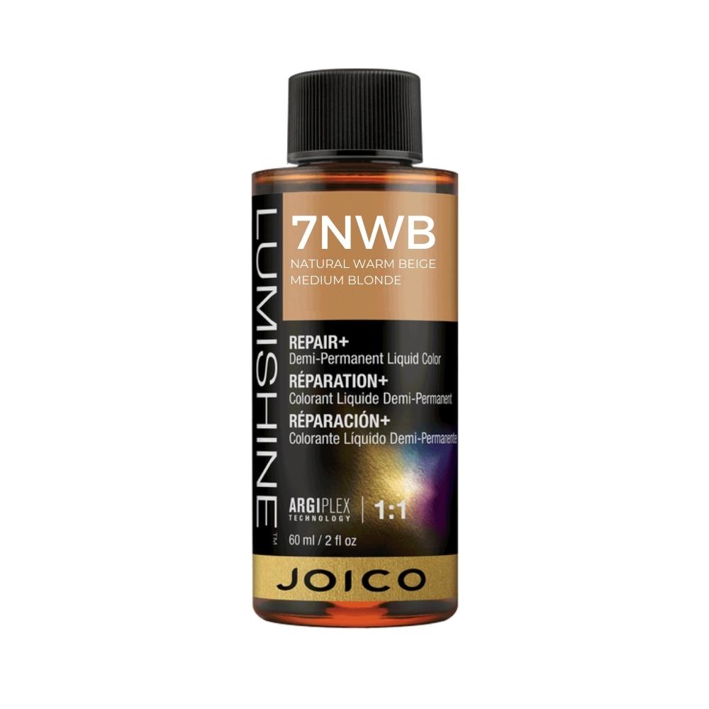 Joico - Lumishine Liquid Demi 7NWB Natural Warm Beige Medium Blonde 60ml – product image
