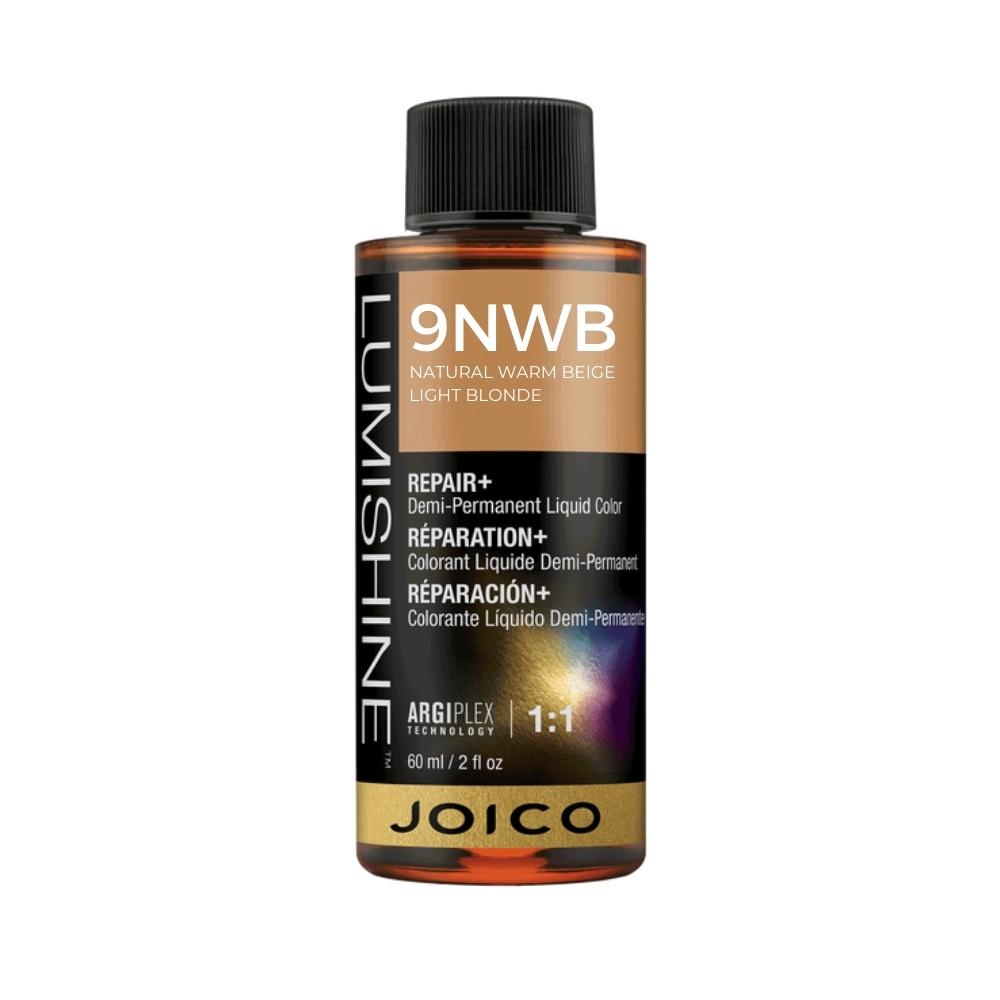 Joico - Lumishine Liquid Demi 9NWB Natural Warm Beige Light Blonde 60ml – product image