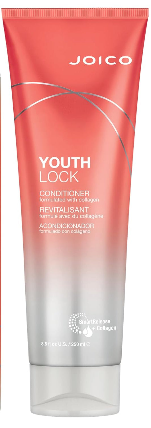 Joico - Youthlock Collagen Shampoo, Conditioner & Treatment Masque Trio Bundle – Joico Youthlock Collagen Conditioner 250ml