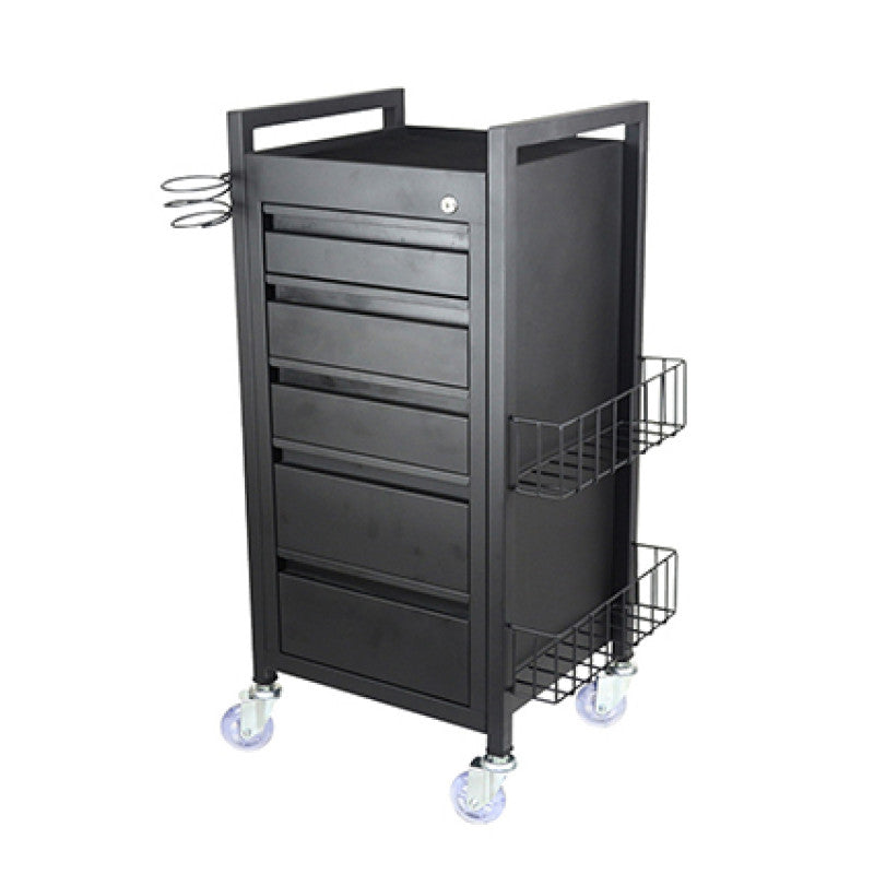 Joiken - Midnight 5 Drawer Salon Trolley – product