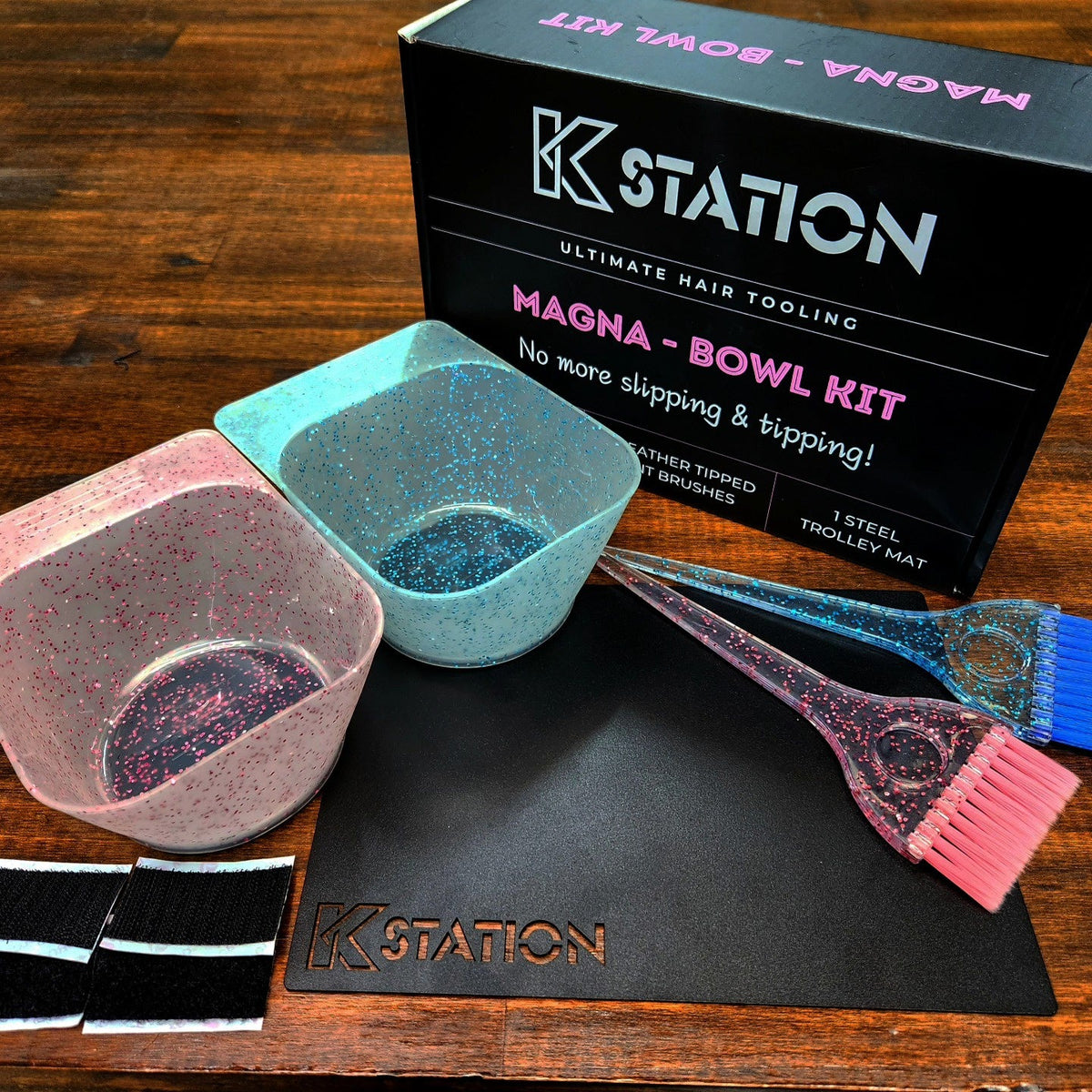 K Station - Magnetic Tint 2 Bowl Kit Glitter – product image
