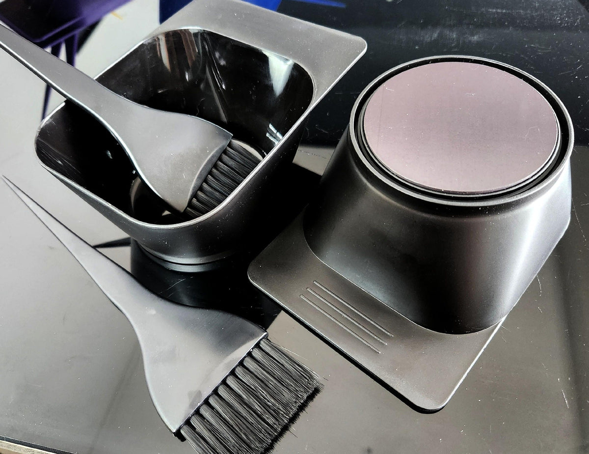 K Station - Magnetic Tint 4 Bowl Kit Black – product image