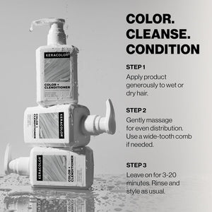 Keracolor Color + Clenditioner Silver 1000ml - image 6