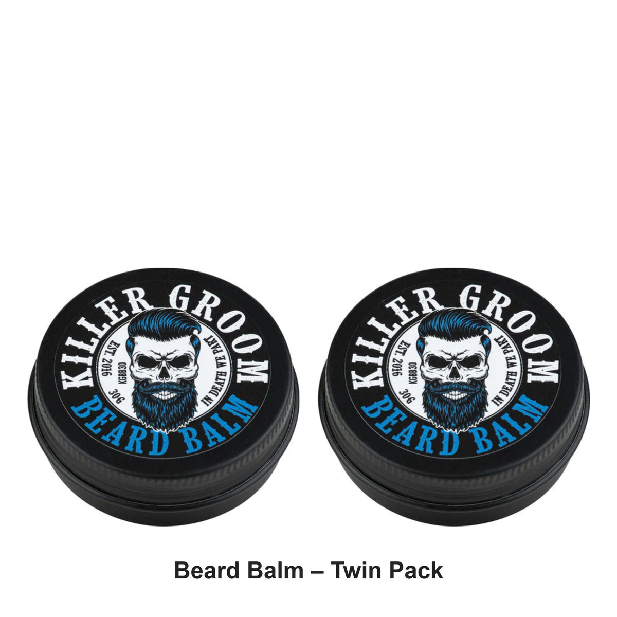 Killer Groom - Beard Balm – Twin Pack (2 x 30g) – bundle contents: 2 x Killer Groom - Beard Balm 30g
