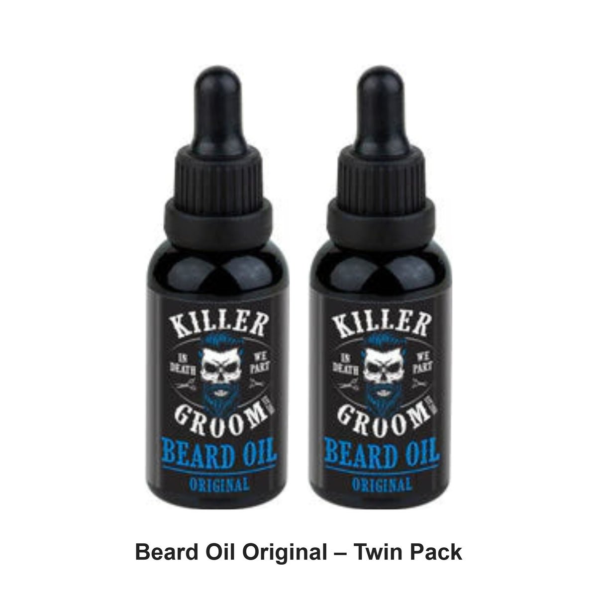 Killer Groom - Beard Oil Original – Twin Pack (2 x 30g) – bundle contents: 2 x Killer Groom - Beard Oil Original 30g