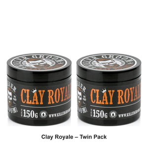 Killer Groom - Clay Royale – Twin Pack (2 x 150g) – bundle contents: 2 x Killer Groom - Clay Royale 150g