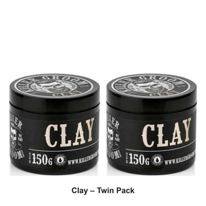 Killer Groom - Clay – Twin Pack (2 x 150g) – bundle contents: 2 x Killer Groom - Clay 150g
