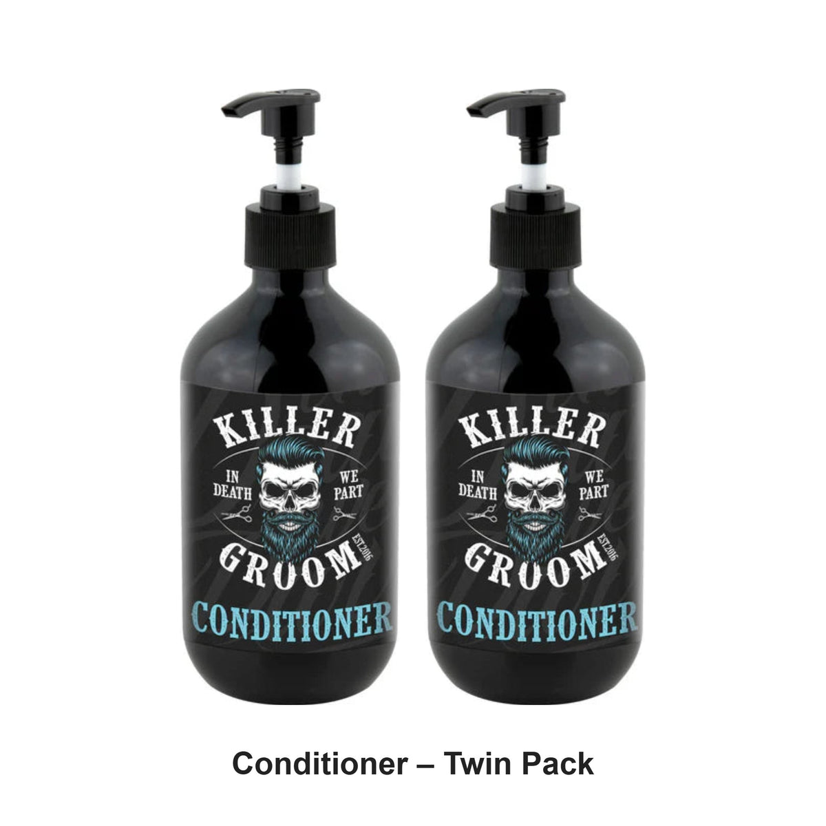 Killer Groom - Conditioner – Twin Pack (2 x 500ml) – bundle contents: 2 x Killer Groom - Conditioner 500ml