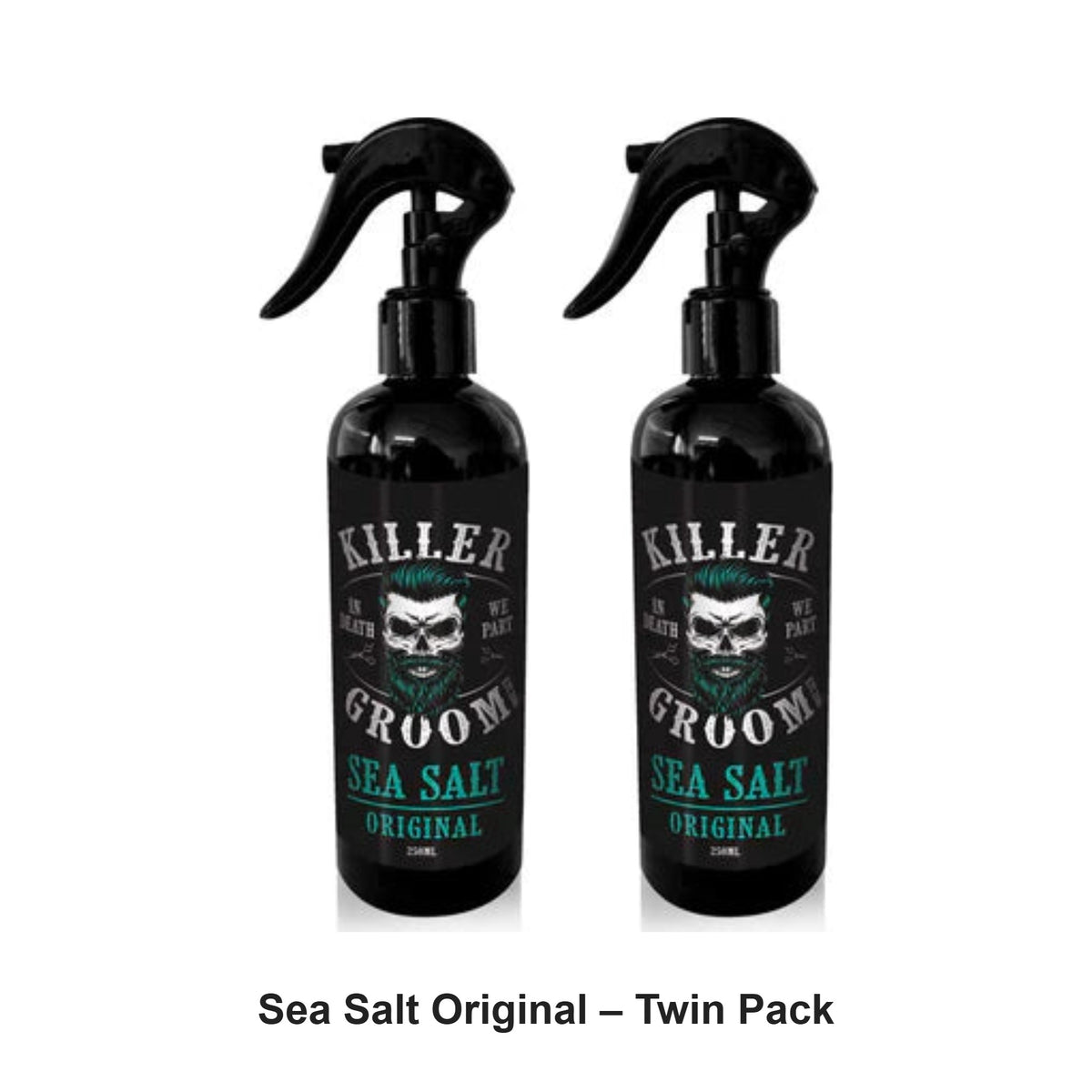 Killer Groom - Sea Salt Original – Twin Pack (2 x 250ml) – bundle contents: 2 x Killer Groom - Sea Salt Original 250ml
