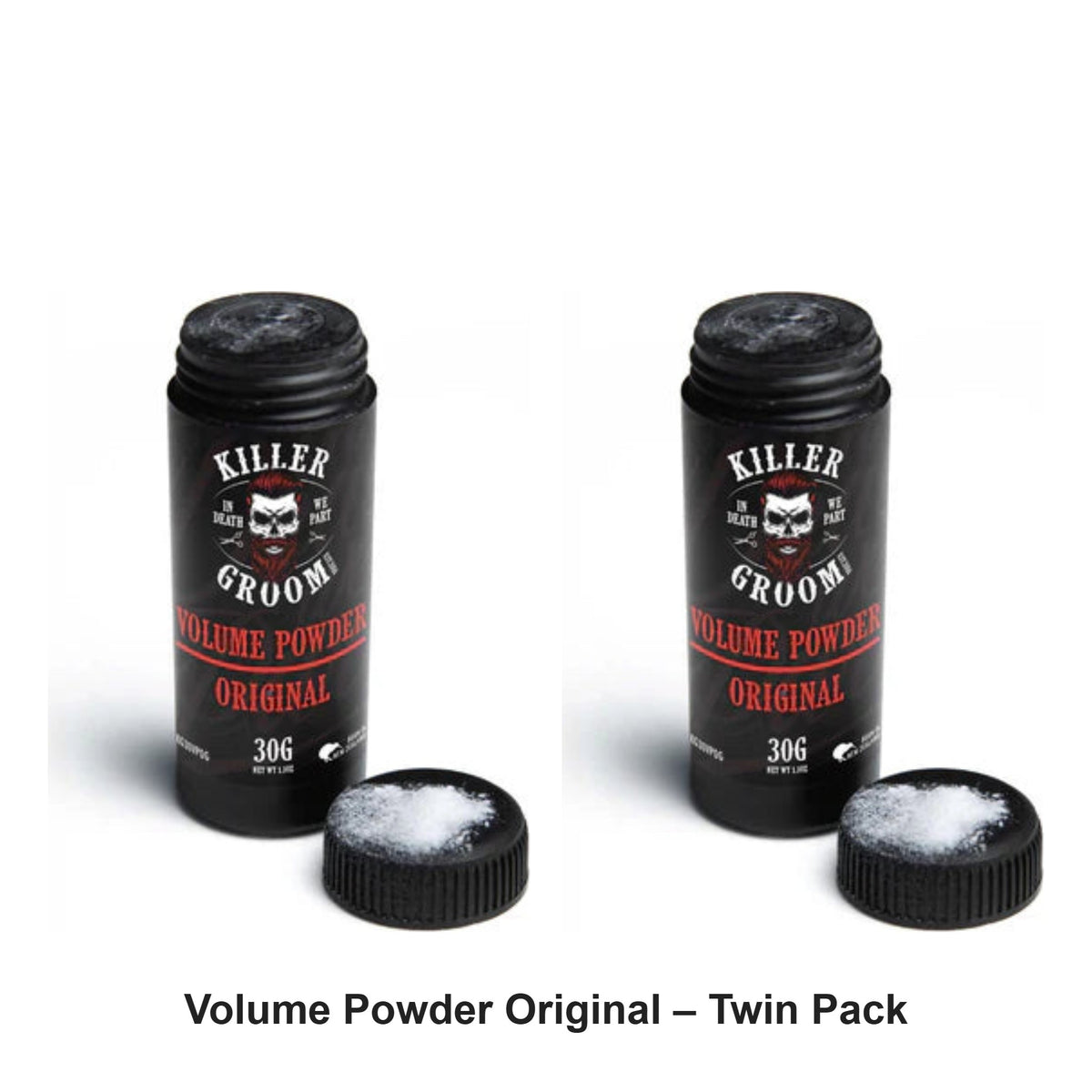 Killer Groom - Volume Powder Original – Twin Pack (2 x 30g) – bundle contents: 2 x Killer Groom - Volume Powder Original 30g