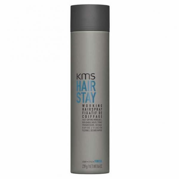 KMS - HairStay Working Spray 75ml – front of pack