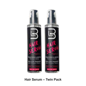 L3VEL3 - Hair Serum – Twin Pack (2 x 200ml) – bundle contents: 2 x L3VEL3 - Hair Serum 200ml